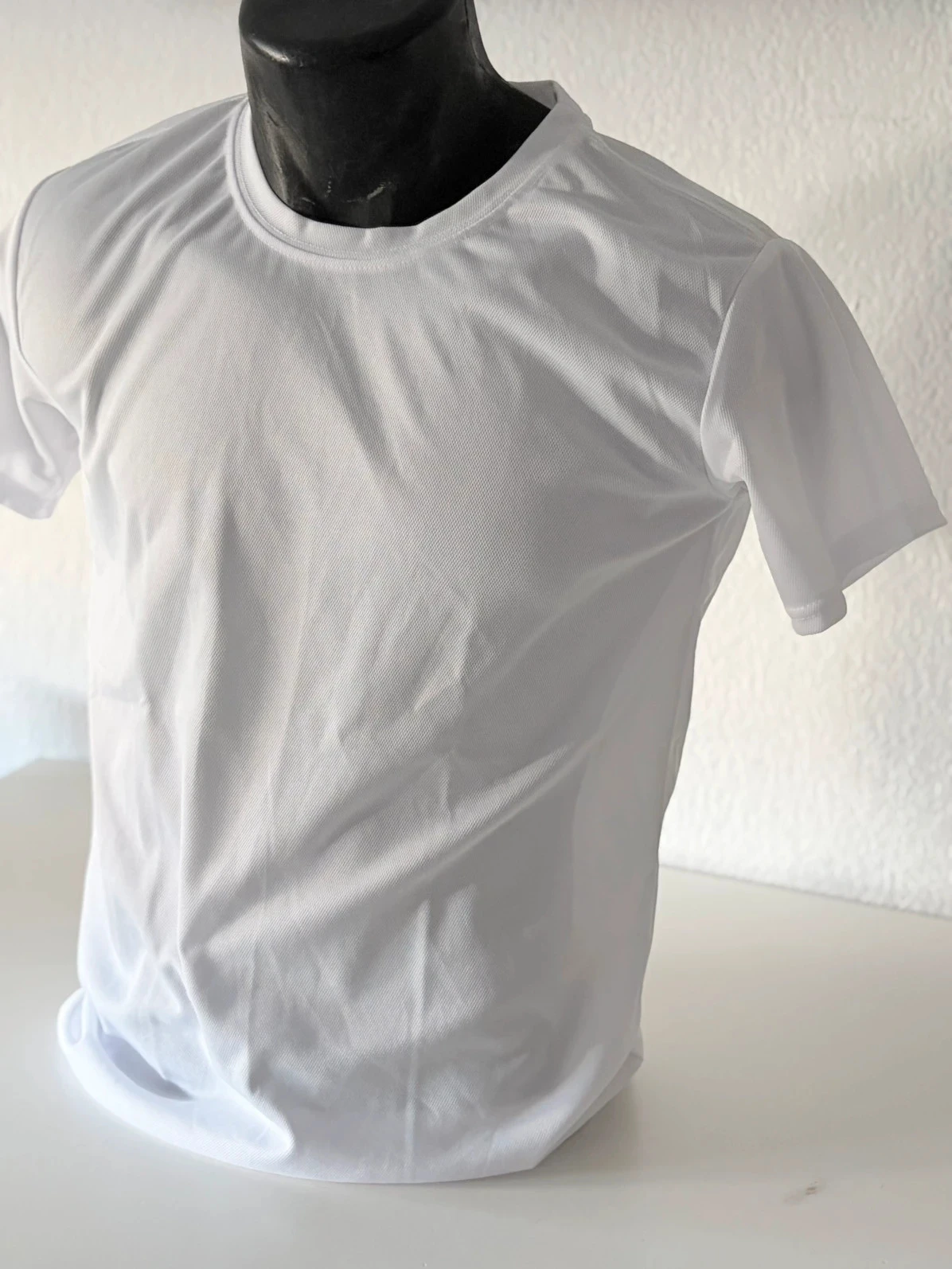Witte Basic Heren Sport & Vrije Tijd T-shirt - Maat S - Casual Classics – photo 4